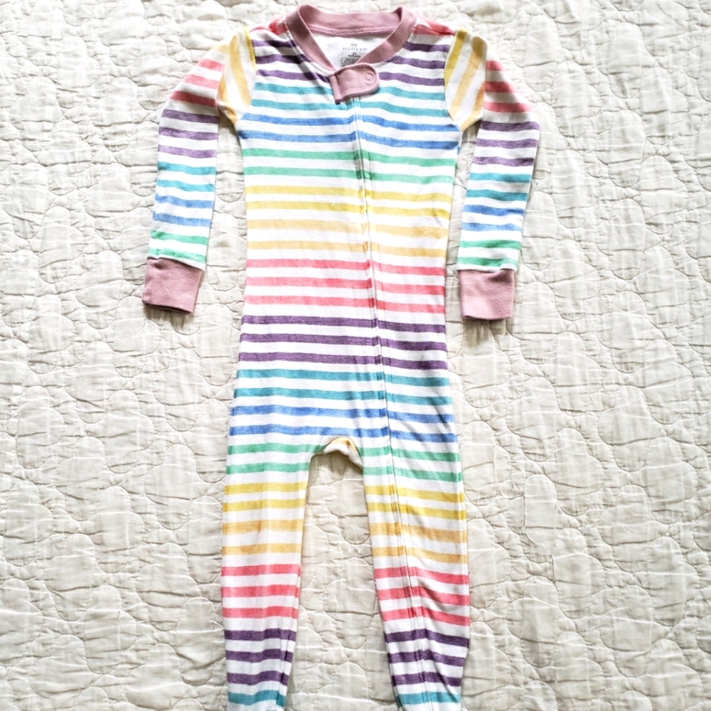 Honest Baby Footed PJs (24M) - Like New